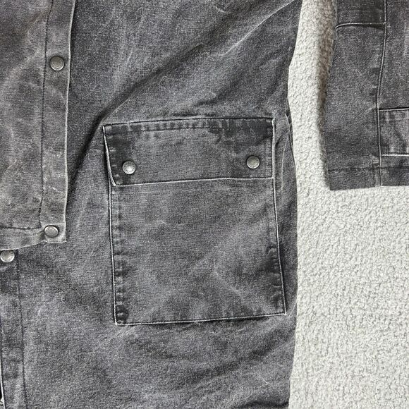 The Australian Outback Collection Western Oilcloth Duster Jacket Coat Men XL USA - Picture 2 of 13